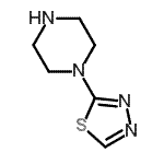 CAS#: 72396-58-8， 1-(1,3,4-Thiadiazol-2-yl)piperazine