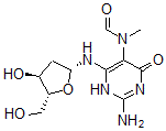CAS#: 72398-32-4， N-[2-Amino-4-[[(2R,4S,5R)-4-Hydroxy-5-(Hydroxymethyl)Oxolan-2-Yl]Amino]-6-Oxo-3H-Pyrimidin-5-Yl]-N-Methylformamide