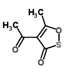 CAS 登录号：72409-69-9， 4-乙酰基-5-甲基-3H-1,2-氧硫杂环戊烷-3-酮
