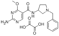 CAS#: 72412-41-0， 2-Amino-4-Methoxy-N-[1-(Phenylmethyl)Pyrrolidin-3-Yl]Pyrimidine-5-Carboxamide, Oxalic Acid