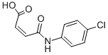 structure of CAS# 7242-16-2, N-(4-Chlorophenyl)Maleamic Acid;(Z)-4-[(4-Chlorophenyl)Amino]-4-Oxo-But-2-Enoic Acid;(Z)-4-[(4-Chlorophenyl)Amino]-4-Keto-But-2-Enoic Acid;Nsc52607