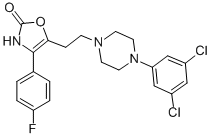 CAS#: 72444-63-4， 5-[2-[4-(3,5-Dichlorophenyl)Piperazin-1-Yl]Ethyl]-4-(4-Fluorophenyl)-3H-1,3-Oxazol-2-One