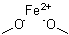 structure of CAS# 7245-21-8, Iron(2+) dimethanolate;iron methoxide;IRON(II) METHOXIDE