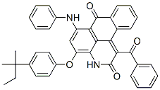 CAS#: 72453-58-8， 1-Benzoyl-4-(4-(1,1-Dimethylpropyl)Phenoxy)-6-(Phenylamino)-3H-Dibenz(f,ij)Isoquinoline-2,7-Dione