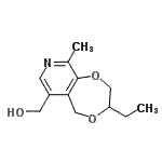 CAS#: 724696-70-2， (3-Ethyl-9-methyl-2,3-dihydro-5H-[1,4]dioxepino[5,6-c]pyridin-6-yl)methanol
