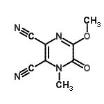 CAS#: 724744-00-7， 5-Methoxy-1-methyl-6-oxo-1,6-dihydro-2,3-pyrazinedicarbonitrile
