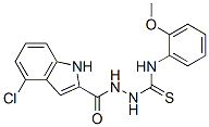 CAS#: 72548-95-9， 3-[(4-Chloro1h-Indole-2-Carbonyl)Amino]-1-(2-Methoxyphenyl)Thiourea