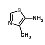 structure of CAS# 72632-65-6, 4-methylthiazol-5-amine;4-methyl-1,3-thiazol-5-amine;4-methylthiazol-5-amine