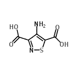 CAS#: 72632-90-7， 4-Amino-1,2-thiazole-3,5-dicarboxylic acid