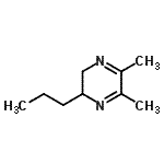 CAS#: 72671-98-8， 5,6-Dimethyl-2-propyl-2,3-dihydropyrazine