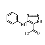 CAS#: 72693-60-8， 4-Anilino-1H-1,2,3-triazole-5-carboxylic acid