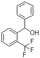 structure of CAS# 727-98-0, alpha-Phenyl-2-(Trifluoromethyl)-Benzenemethanol;Phenyl[2-(Trifluoromethyl)Phenyl]Methanol;2-(Trifluoromethyl)Benzhydrol 97%;2-(Trifluoromethyl)Benzhydrol97%