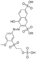 CAS#: 72749-64-5， 4-Hydroxy-3-[[4-Methoxy-3-[[2-(Sulfooxy)Ethyl]Sulfonyl]Phenyl]Azo]-2,7-Naphthalenedisulfonic Acid