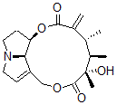 structure of CAS# 72755-25-0, Senecivernin;C10393;Senecivernine