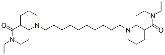CAS#: 7276-37-1， 1,10-Bis(3-(N,N-Diethylcarbamoyl)Piperidino)Decane