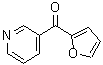 结构式 CAS# 72770-55-9, 2-呋喃基(3-吡啶基)甲酮