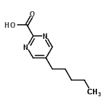 CAS#: 72790-10-4， 5-Pentyl-2-pyrimidinecarboxylic acid