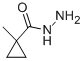 structure of CAS# 72790-89-7, 1-Methyl-Cyclopropanecarboxylic Acid Hydrazide;1-METHYLCYCLOPROPANECARBOXYLIC ACID HYDRAZIDE;1-METHYLCYCLOPROPANECARBOHYDRAZIDE