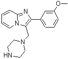 CAS#: 727977-40-4， 2-(3-Methoxyphenyl)-3-(1-piperazinylmethyl)imidazo[1,2-a]pyridine