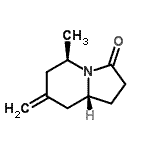 CAS#: 727985-40-2， (5R,8aR)-5-Methyl-7-methylenehexahydro-3(2H)-indolizinone
