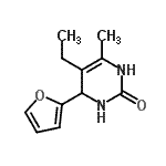 CAS#: 728004-16-8， 5-Ethyl-4-(2-furyl)-6-methyl-3,4-dihydro-2(1H)-pyrimidinone