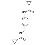 CAS#: 728027-35-8， N-{4-[(Cyclopropylcarbonyl)amino]benzyl}cyclopropanecarboxamide