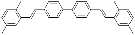 structure of CAS# 72814-85-8, 2-[(E)-2-[4-[4-[(E)-2-(2,5-Dimethylphenyl)Ethenyl]Phenyl]Phenyl]Ethenyl]-1,4-Dimethylbenzene;2-[(E)-2-[4-[4-[(E)-2-(2,5-Dimethylphenyl)Vinyl]Phenyl]Phenyl]Vinyl]-1,4-Dimethyl-Benzene;2-[(E)-2-[4-[4-[(E)-2-(2,5-Dimethylphenyl)Vinyl]Phenyl]Phenyl]Vinyl]-1,4-Dimethylbenzene;2-[(E)-2-[4-[4-[(E)-2-(2,5-Dimethylphenyl)Ethenyl]Phenyl]Phenyl]Ethenyl]-1,4-Dimethyl-Benzene