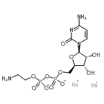 CAS#: 72842-05-8， Disodium 5'-O-({[(2-aminoethoxy)phosphinato]oxy}phosphinato)cytidine