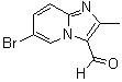 结构式 CAS# 728864-58-2, 6-溴-2-甲基-咪唑并[1,2-a]吡啶-3-甲醛