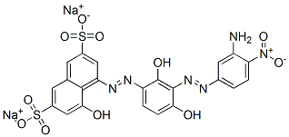 CAS#: 72894-23-6， 4-[[3-[(3-Amino-4-Nitrophenyl) Azo]-2,4-Dihydroxyphenyl]Azo]-5-Hydroxy-2,7-Naphthalenedisulfonic Acid Disodium Salt