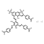CAS#: 72894-25-8， Disodium 5-({2,4-dihydroxy-3,5-bis[(4-nitrophenyl)diazenyl]phenyl}diazenyl)-4-hydroxy-3-[(4-nitrophenyl)diazenyl]-2,7-naphthalenedisulfonate