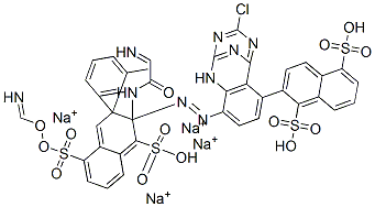 CAS#: 72906-24-2， 3,3-((3-Methyl-1,2-Phenylene)Bis(Imino(6-Chloro-1,3,5-Triazine-4,2-Diyl)Imino(2-(Acetylamino)-5-Methoxy-4,1-Phenylene)Azo))Bis-1,5-Naphthalenedisulfonic Acid Tetrasodium Salt