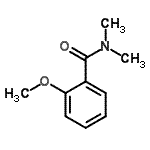 CAS#: 7291-34-1， 2-methoxy-N,N-dimethyl-benzamide