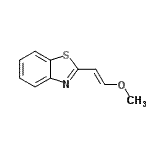 CAS#: 72930-79-1， 2-[(E)-2-Methoxyvinyl]-1,3-benzothiazole