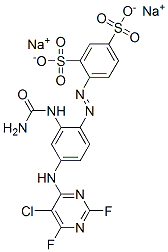CAS#: 73019-07-5， 4-[[2-[(Aminocarbonyl)Amino] -4-[(5-Chloro-2,6-Difluoro-4-Pyrimidinyl)Amino ]Phenyl]Azo]-1,3-Benzenedisulfonic Acid Disodium Salt
