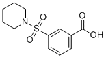 structure of CAS# 7311-93-5, 3-(1-Piperidinylsulfonyl)-Benzoic Acid;3-(1-Piperidylsulfonyl)Benzoate;3-Piperidinosulfonylbenzoate;Zinc00246242