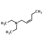 CAS#: 73117-11-0， (2Z)-N,N-Diethyl-2-penten-1-amine