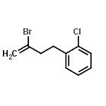 结构式 CAS# 731772-02-4, 1-(3-溴-3-丁烯-1-基)-2-氯苯