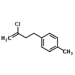 结构式 CAS# 731772-20-6, 1-(3-氯-3-丁烯-1-基)-4-甲基苯