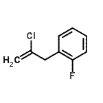 结构式 CAS# 731772-93-3, 1-(2-氯-2-丙烯-1-基)-2-氟苯