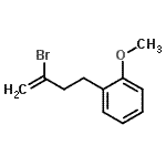 结构式 CAS# 731773-15-2, 1-(3-溴-3-丁烯-1-基)-2-甲氧基苯