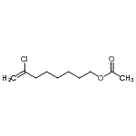 structure of CAS# 731773-22-1, 7-Chloro-7-octen-1-yl acetate;8-acetoxy-2-chloro-1-octene