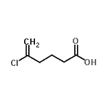 结构式 CAS# 731773-27-6, 5-氯-5-己烯酸