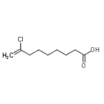 structure of CAS# 731773-30-1, 8-Chloro-8-nonenoic acid;8-chloro-8-nonenoic acid