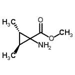 CAS#: 732213-65-9， Methyl (2S,3S)-1-amino-2,3-dimethylcyclopropanecarboxylate