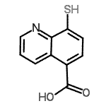 CAS#: 732219-03-3， 8-Sulfanyl-5-quinolinecarboxylic acid