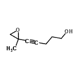 CAS#: 732284-05-8， 5-(2-Methyl-2-oxiranyl)-4-pentyn-1-ol
