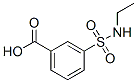 结构式 CAS# 7326-74-1, 3-[(乙基氨基)磺酰基]苯甲酸