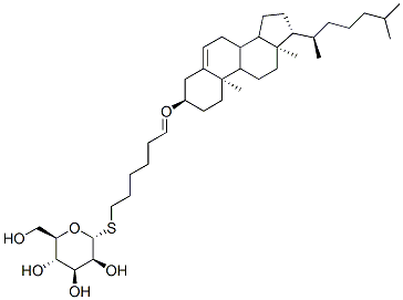 CAS#: 73294-91-4， (2R,3S,4S,5S,6R)-2-[6-[[(3S,10R,13R,17R)-10,13-Dimethyl-17-[(2R)-6-Methylheptan-2-Yl]-2,3,4,7,8,9,11,12,14,15,16,17-Dodecahydro-1H-Cyclopenta[a]Phenanthren-3-Yl]Oxy]Hexylsulfanyl]-6-(Hydroxymethyl)Oxane-3,4,5-Triol
