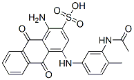 CAS#: 73309-50-9， 4-[(3-Acetamido-4-Methylphenyl)Amino]-1-Amino-9,10-Dioxoanthracene-2-Sulfonic Acid
